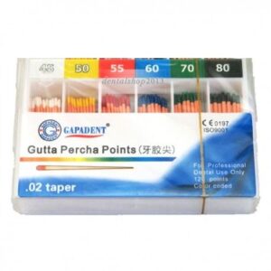 Gutta Percha Taper 02 Gapadent 45-80