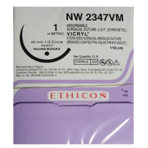 Vicryl Suture 1/2c Rb No.1 40mm