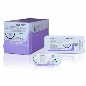 Vicryl Sutures 3/0 75cm 1/2 Circle Round Bodied 24mm