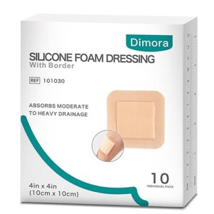 SILICON FOAM DRESSING 10 X 10 (WITH BOARDER)